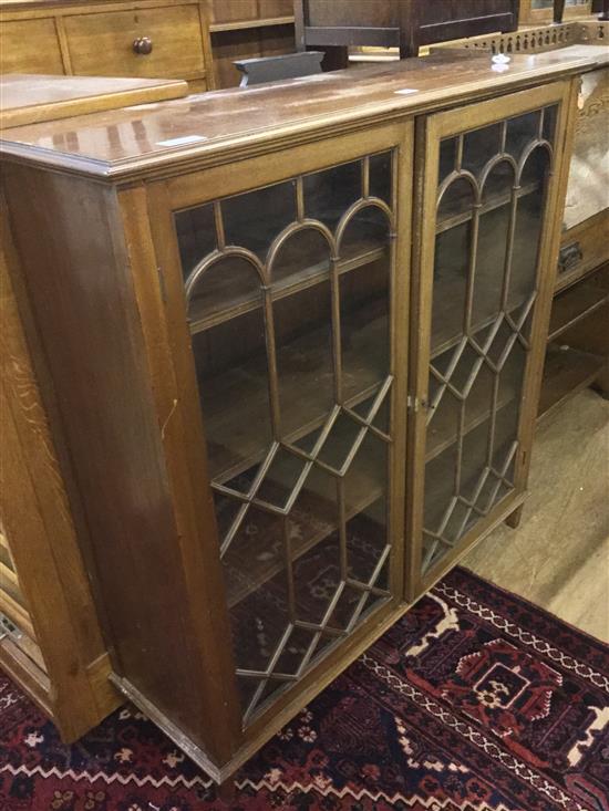 Glazed mahogany cabinet